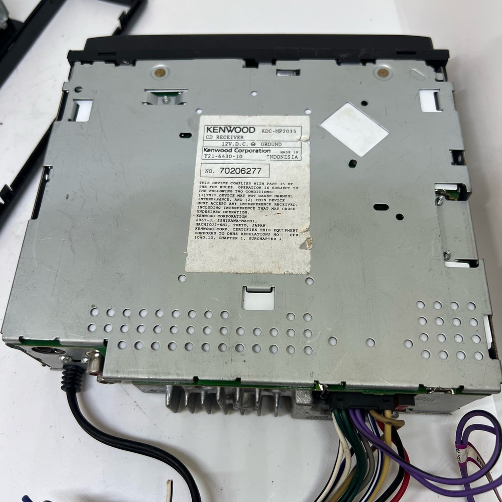 Kenwood cd receiver KDC-MP2035 untested - Picture 6 of 12